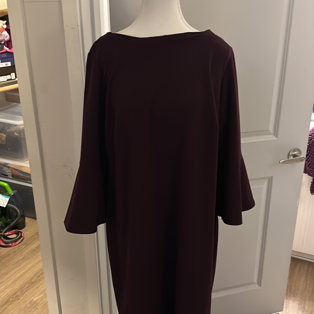 Calvin Klein 3/4 Sleeve MIDI Dress - Picture 4 of 4